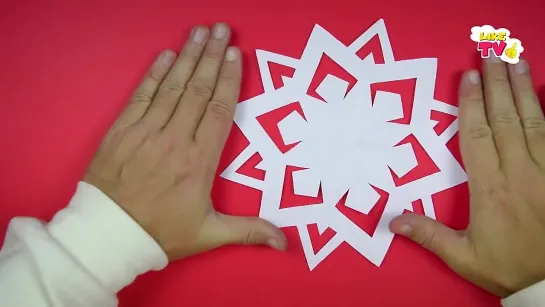 MAKE THIS SNOWFLAKE and you will CUT ANY. How to make paper snowflakes EASY AND BEAUTIFUL