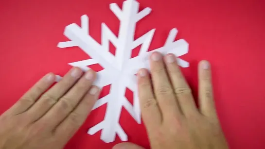 ❄️ How to Make Paper #Snowflake For Christmas Decorations 🎄 Easy #Snowflakes Paper Cutting Design