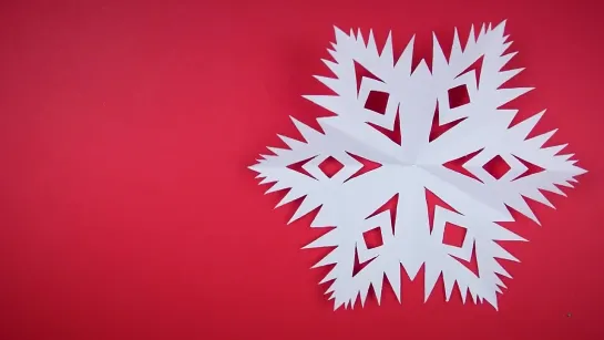 How beautifully cut snowflake out of A4 paper. How to make Fluffy SIMPLE SNOWFLAKES from paper EASY