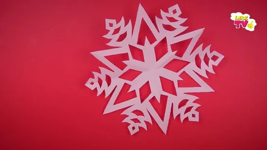 How to make snowflake in 5 minutes DIY. Paper #snowflake tutorial - learn how to make #snowflakes