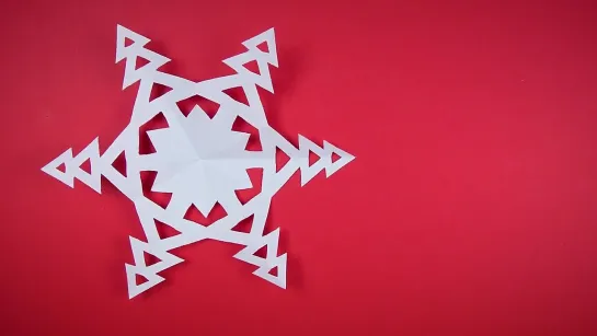 Paper Snowflake - detailed tutorial. How to make snowflakes out of paper. Christmas Decoration Ideas