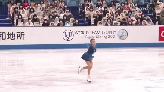 2021 World Team Trophy. Anna SHCHERBAKOVA. Short Program ( 1080 X 1920 )