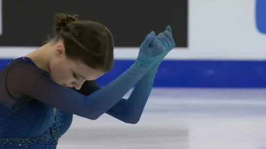 Russian Anna Shcherbakova leads after world championship womens short program ( 1080 X 1920 )