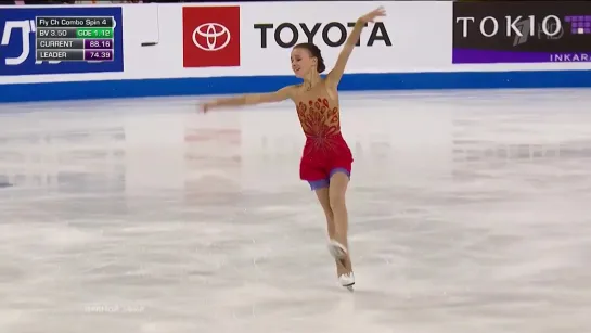 Анна Щербакова. Произвольная программа. Женщины. Skate America. Гран-при