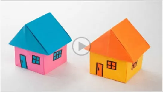 How To Make Easy Paper House _ Easy Paper Craft _ Beautiful Craft idea