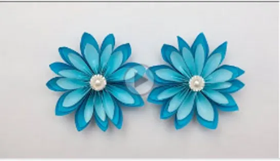 Красивый бумажный цветок _ How to make Beautiful Paper Flower _ DIY Paper Crafts