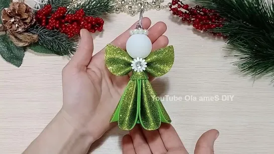 😇АНГЕЛ из Фома - ЛЕГКО и БЫСТРО😇 НОВОГОДНИЕ ИГРУШКИ Своими Руками 😇 DIY Christmas Angel