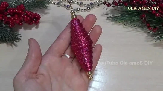 ⭐МИНИМУМ Материалов и Такая КРАСОТА😍 НОВОГОДНИЕ ИГРУШКИ⭐ DIY Christmas Decore_ Foam Eva Crafts