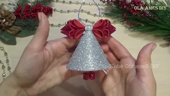 ⭐КОЛОКОЛЬЧИК из ФОМА❤️️ Очень ПРОСТО⭐ НОВОГОДНИЕ ИГРУШКИ⭐ DIY Christmas Decore⭐ Foam Eva Easy Crafts