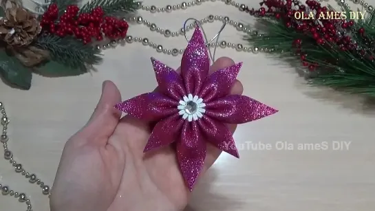 ⭐ЗВЕЗДА за 5 Минут⭐ СУПЕР ПРОСТО⭐ Новогодние Игрушки😍 DIY Christmas Decore😍 Foam Eva Crafts