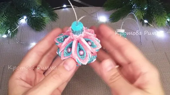 Новогодние игрушки из фоамирана 🌲 Glitter Foam Ornaments 🎄 EVA foam