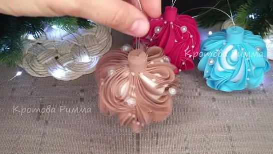 Новогодние игрушки из фоамирана ☃️🌲 Glitter Foam Ornaments 🎄 EVA foam