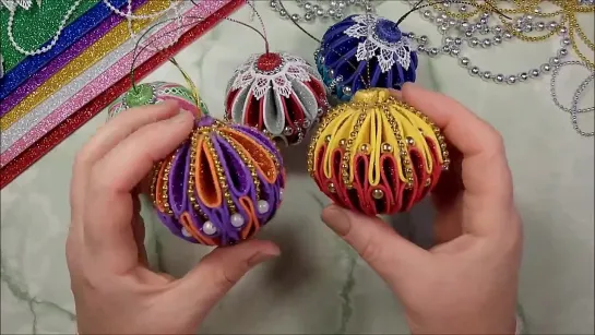 🎄 Игрушки на елку своими руками из фоамирана  🎄 diy christmas ornaments foam EVA