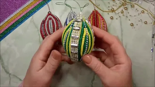 🎄 НОВОГОДНИЕ ИГРУШКИ НА ЁЛКУ 🎄 из фоамирана своими руками 🎄 diy christmas ornaments