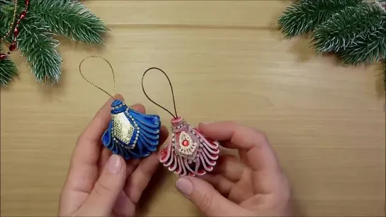 Красивые елочные игрушки своими руками 🎄 Новогодние поделки 🎄  Amazing christmas ornaments diycraft