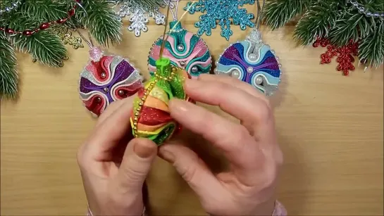 ВЫ ТОЧНО НЕ делали таких новогодних игрушек,  шарики из фоамирана 2021🎄 christmas ornaments diycraft