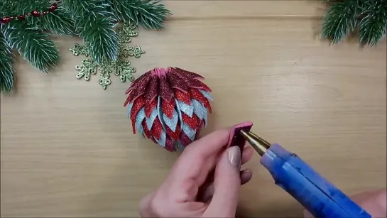 НОВОГОДНИЕ ИГРУШКИ из фоамирана своими руками 2022 🎄 2 DIY  christmas ornaments