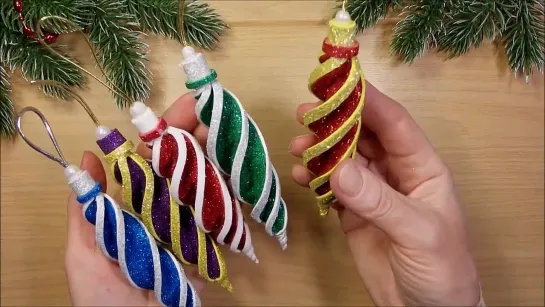 Игрушки на елку за 10 минут своими руками из фоамирана 🎄 НОВОГОДНИЕ 2022 🎄 diy christmas ornaments