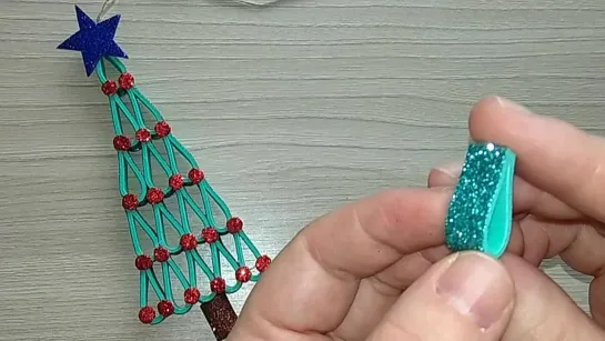 Елка своими руками из фоамирана _ Новогодние игрушки на елку _ Christmas ornament _ Foamiran