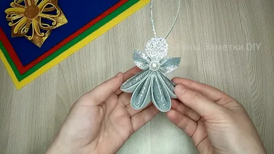 DIY Christmas Angel Foam Eva😇_ Christmas Ornament Tutorial_ Christmas decor_Glitter foam sheet craft