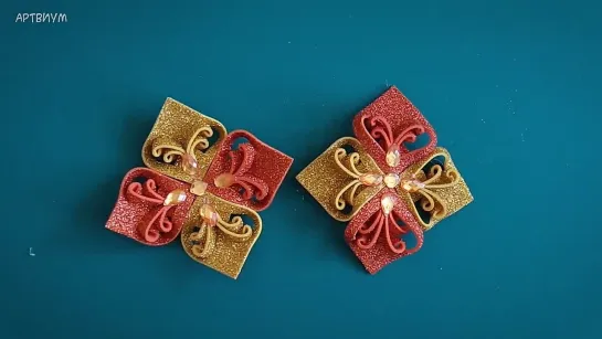 Украшение на ёлку_ новогодняя игрушка из фоамирана своими руками ✨ Glitter Foam Christmas Ornaments