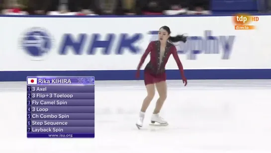 Figure Skating. 2019 NHK Trophy. Ladies. SP_Full-HD