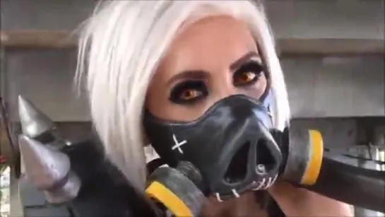 SEXY ROADHOG COSPLAY #video #cosplay #boobs #warrior #funny #whitehair #JessicaNigri #tattoo #future