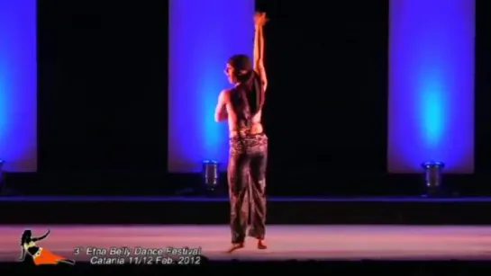 Faren Ben Azira improvisation in Etna Bellydance Festival-Sicily 2012