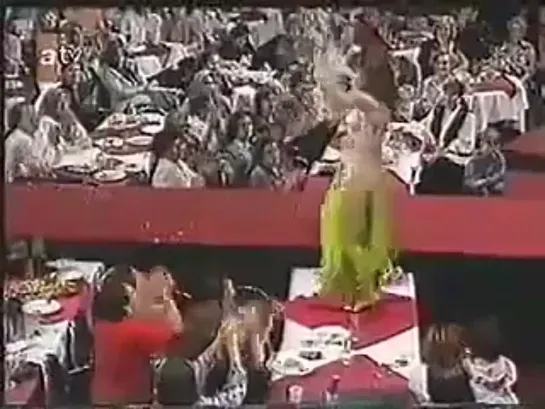 Vintage belly dance Turkish TV  delicious brunette!