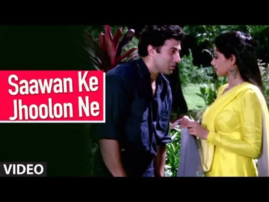 435. Saawan Ke Jhoolon Ne [Full Song] - Nigahen - Sunny Deol, Sridevi