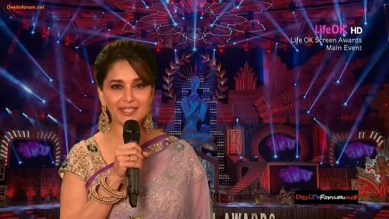 20th Annual Life Ok Screen Awards 2014 - выступление Дипики Падукон (часть 1)