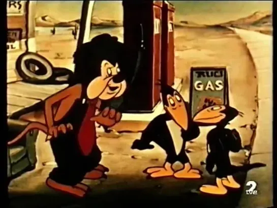 Terrytoons - 1954 [Heckle  Jeckle] - Feliz aterrizaje - [RetroCanal.Net]