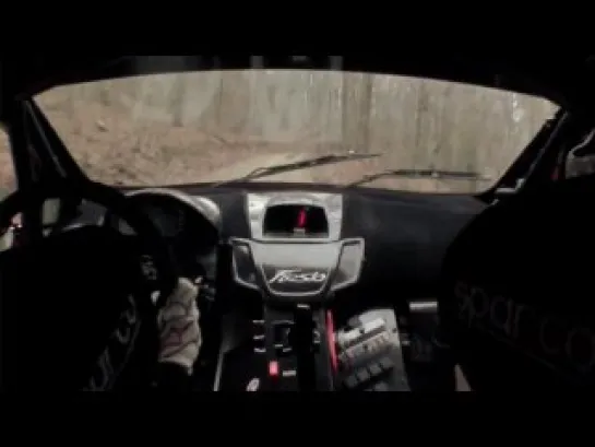 Monster Energy Ford Fiesta, Ken Block tests for 5th win at the 2010 100 Acre Wood Rally (HD)