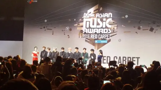 [VK][20161202] Monsta X red carpet Fancam @ 2016 MAMA