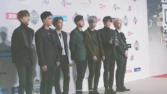 [VK][20161202] Monsta X red carpet Fancam @ 2016 MAMA