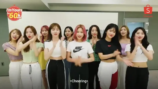 [Message] 200609 WJSN Im Yours For 60 Minutes Comeback LIVE Message