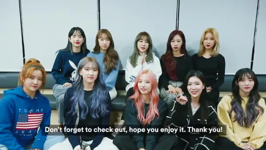 [Message] 191120 WJSN 'As you wish' for Spotify @ Cosmic Girls