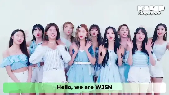 [Message] 191028 INVITATION from WJSN to 2019  KAMP SINGAPORE @ Cosmic Girls