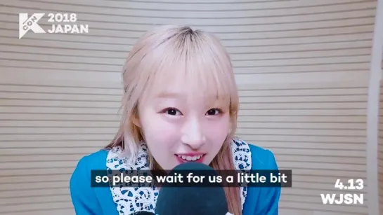 [Message] 180409 ASMR INVITATION from WJSN to KCON 2018 JAPAN @ Cosmic Girls