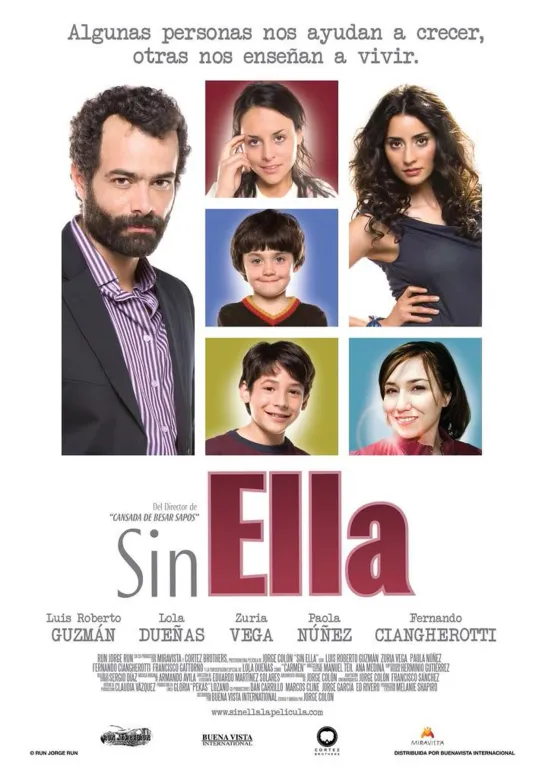 Без нее / Sin ella (2010 Мексика) мелодрама дети в кино Режиссер: Джордже Колон