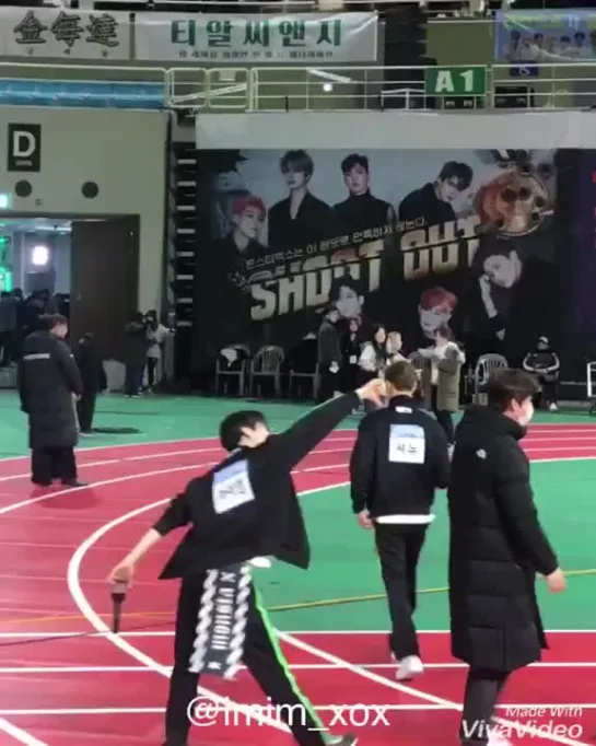 [VK][190107] MONSTA X fancam @ 2019 Idol Star Athletics Championships