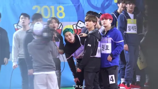 [VK][180115] MONSTA X Fancam (I.M focus) @ Idol Star Athletics Championships 2018