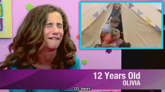 KIDS REACT TO ONE DIRECTION (LIVE WHILE WE'RE YOUNG) [RUS SUB]