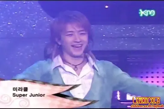 Super Junior - You Are The One, Way for Love, Miracle, Show Music Tank 03.03.2006