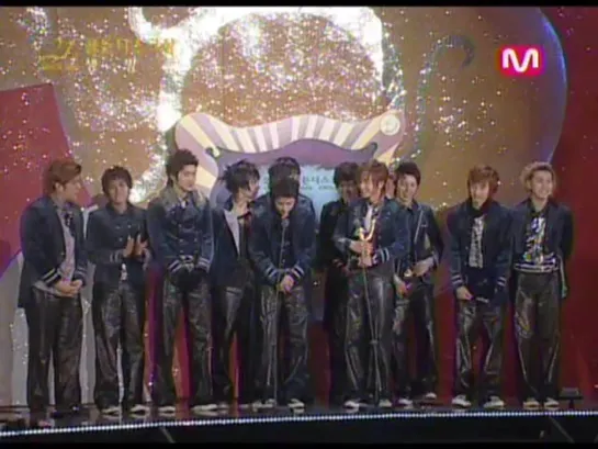 Super Junior - Best New Artist Award, Tic Toc!, Golden Disk Award 14.12.2006