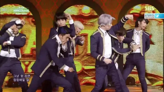 Super Junior - Mamacita, SBS Inkigayo 14.09.2014