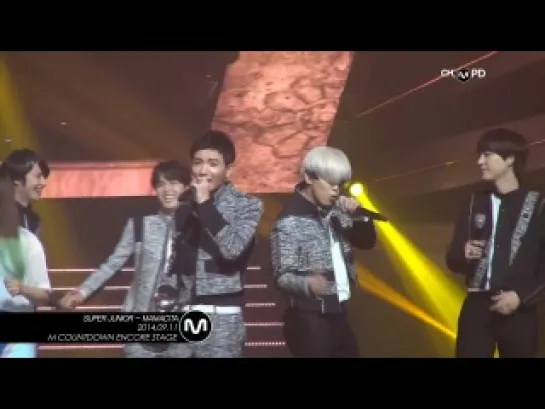 Super Junior - Mamacita, №1, Mnet! M!Countdown 11.09.2014 (MPD)