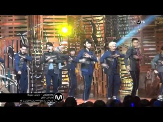 Super Junior - Mamacita, Mnet! M!Countdown 04.09.2014 (MPD)