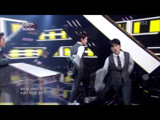 Super Junior - SWING, Music Bank 04.04.2014