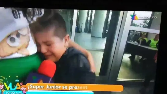 Little boy crying because of SuJu @ SS7inMexico